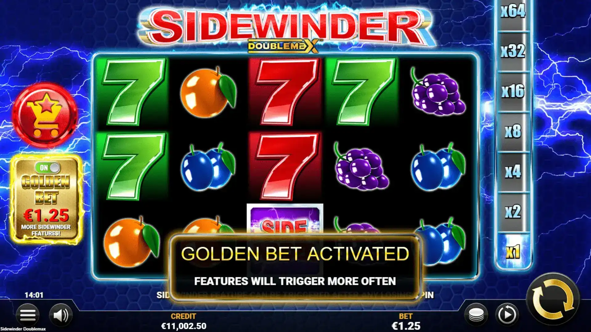 Sidewinder Doublemax gameplay