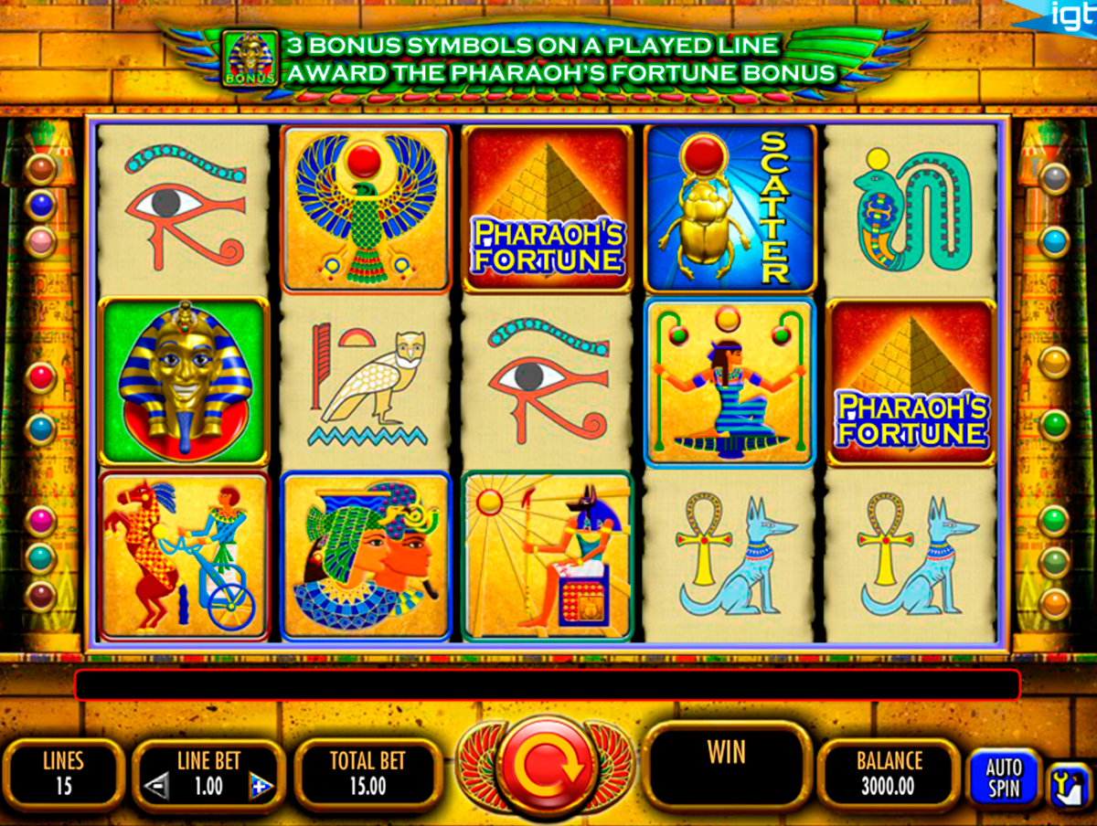 pharaohs fortune igt